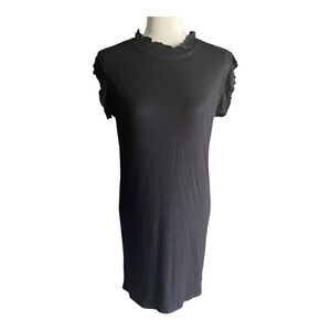 NWT-URBAN GIRL-BLACK RIBBED DRESS-SIZE MEDIUM